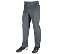 Champro Triple Crown OB Open-Bottom Loose-Fit Baseball Pant in Solid Color with Adjustable Inseam and Reinforced Sliding Areas Graphite