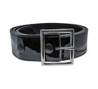 CHAMPRO Unisex's Umpire Patent Leather Belt, Black Body, XL