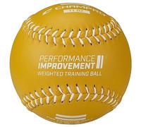 Champro Weighted Training Softballs - Leather Cover, Yellow, 11 oz., CSB711