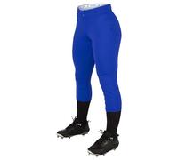Champro Women's Fireball Low-Rise Knicker-Style Fastpitch Softball Pants in Solid Color with Reinforced Knees