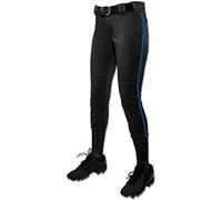 CHAMPRO Women's Tournament Low Rise Softball Pants with Side Piping