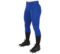 Champro Women's Tournament Traditional Low-Rise Pant, Royal, Small