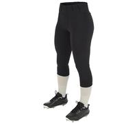Champro Women's Zen Fastpitch Softball Pants, Black, Medium