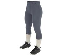 CHAMPRO Women's Zen Fastpitch Softball Pants, Graphite, Large