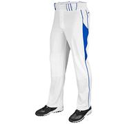 CHAMPRO Youth Triple Crown Baseball Pant, White/Royal, Medium