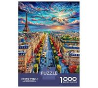 Champs-Élysées Jigsaw Puzzle for Adults And Teenagers, Impossible 1000 Piece Puzzle, Mindfulness & Family Fun Activity, Challenging Puzzle Game 52x38cm/1000pcs