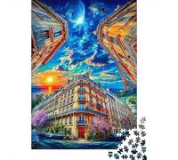 Champs-Élysées Jigsaw Puzzles 1000 Pieces. Whimsical Challenge Toy for Adults Kids 38x26cm/1000pcs