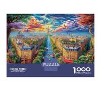 Champs-Élysées Puzzle 1000 Pcs Impossible Jigsaw Puzzle, Challenge Puzzle for Adults & for Age 14 And Up 70x50cm/1000pcs