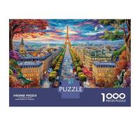 Champs-Élysées Puzzle 1000 Pcs Impossible Jigsaw Puzzle, Challenge Puzzle for Adults & for Age 14 And Up 70x50cm/1000pcs