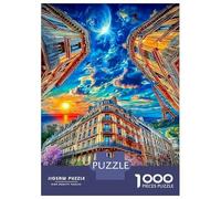 Champs-Élysées Puzzle 1000 Piece, Jigsaw Puzzle Challenge Eco-friendly Paper Puzzle for Adults & for Age 12 And Up 70x50cm/1000pcs