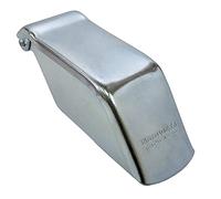 CHAMPS Ice Shaver - Shaved Granita Tinned Cast Iron Shaver with Stainless Steel Blade, Mexican Ice Maker, One Size, Silver - Cocina Mexicana