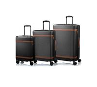 Champs 'Vintage III Collection' 3-Piece Expandable HARDSIDE Spinner Luggage Set with USB Port