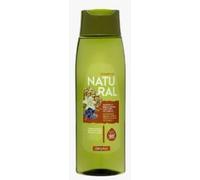 Champú Natural todo tipo de cabello con extracto de tilo y aceites esenciales de salvia y cedro, 97% origen natural, 400ml, Pack de 2