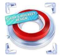 CHAMSON Edge Corner Protector, Baby Proofing Corner Guards, Soft Silicone Safety Kit Bumper Strip Baby Proofing 10ft(3m) Toddler Corner Protector(4 Pack)