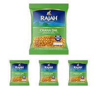Chana Dal 200g | Rajah Snacks | Crispy & Spicy Chickpeas (Pack of 4)