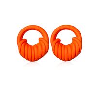 Chanaiqw Solid Candy Color Earrings Geometric Round Circle Hollow Out Stud Earrings for Women Big Round Earrings, Resin, No Gemstone