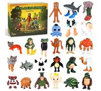 CHANCCI Italian Brainrot Action Figures Set, 24 Pcs Funny Collectible Figures for Kids & Adults, Tung Tung Tung Sahur Figures, Creative Desk Decorations Gifts for Fans,Colleagues,Friends