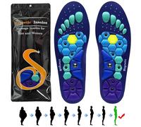 CHANCCI Magnetic Insoles,Acupressure Insoles for Slimming Insoles Work Shoes,Magnetic Insole for Weight Loss,Plantar Fasciitis Insole for Comfortable Orthopedic Foot Aches & Pain Relief (L)