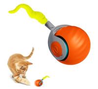 CHANCCI Speedy Tail 2.0,Speedy Tail Cat Toy,USB Rechargeable Smart Cat Toys Ball,Smart Interactive Cat Toy with 2 Modes,Automatic Moving Cats Toy Ball,Cat Toys for Indoor Cats Adult (Blue)