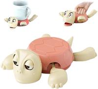 CHANCCI Turtle Coaster,Funny Turtle Cup Holder,Turtle Coaster With Surprise Expression, Desk Table Ornament For Birthday,Holiday,Home,Office,Gifts for Turtle Lovers Smart