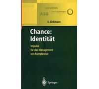 Chance: Identitt.by Bickmann, Beyes New 9783540634881 Fast Free Shipping<|