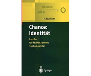 Chance: Identitt.by Bickmann, Beyes New 9783540634881 Fast Free Shipping<|