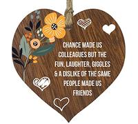 Stuff4 Wooden Heart, Dark Wood, One Size