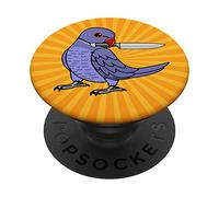 Chances Of Getting Killed Parrot I Violet Indian Ringneck PopSockets Swappable PopGrip