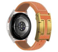 CHANCHY Leather Magnetic Watch Band Compatible with Samsung Galaxy Watch 7 6 5 4 FE 40mm 44mm/Galaxy Watch 6/4 Classic 47mm 43mm 46mm 42mm/5 pro 45mm Top Grain Leather Dressy Band for Women