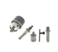 CHANCS 1/2-20UNF Drill Chuck 3mm-16mm Drill Accessories with SDS Electric Hammer Round Shank SDS Electric Hammer Square Shank 1/2" Drill Adapter Converter Mount Impact Driver Bits Chuck