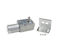 CHANCS 370WG DC Worm Gear Motor 6V DC 3RPM Engine Mini Turbine Worm With Fixed Motor Bracket