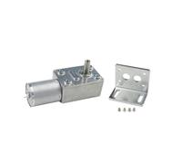 CHANCS 370WG Worm Geared Drive Motor 12V DC 0.9RPM Speed Adjusted with Screw Use for Fixed Motor