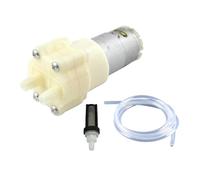 CHANCS 385 Diaphragm Self-Priming Pump DC 6V-12V Motor Shock Absorption Water Pumps with Silicone Tube and Filter for Daily Water Cycle of Fish Tank and Home Appliances