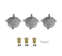 CHANCS 3PCS TYC-50 220V Synchronous Motor 15-18RPM With Electric Motor 7mm Flexible Coupling Coupler Connector for Air Tools