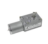 CHANCS DC Worm Gear Motor 370WG 12V DC 0.6RPM Inversion Reducer for Automation Equipment