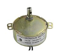 CHANCS Electric TYC-50 AC 220V 30-36r/min CW/CCW Synchronous Motor Reduction Gear Motor for Fan Electric Fireplace