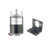 CHANCS Mini Electric Low Noise Motor CH-3420 12V DC 3500RPM Hollow Shaft Bracket Support Fixed Base for DIY Generator