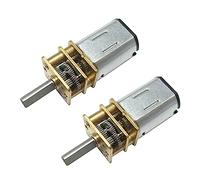 CHANCS N20 N20 DC Motor with Gearbox 3V 400RPM Shaft Length 10mm Small Motor for Robot Wheel DIY Toys 2PCS