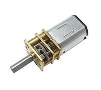CHANCS N20 Small Dc Motor 12V 100RPM Shaft Length 10mm Geared Motor with Metal Gearbox Motor for DIY RC Toys