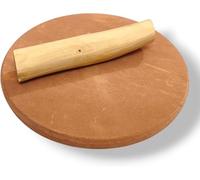 Chandan Pata/Sandalwood Rubbing Stone with Original Chandan Stick (Brown)