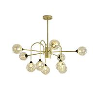 Chandelier 10 Light Vintage Industrial Ceiling Fixture Adjustable Lighting for Dining Room Kitchen Living Room DoubleLayered Design Modern Home Decor