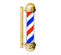 Chandelier 25.5" Barber Pole LED Light, Classic Hair Salon Barber Shop Open Sign, Red White Blue Stripe Light Sign,1.2M Line