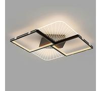 Chandelier Acrylic Ceiling Lamps, Square Crystal Chandeliers, LED Ceiling Lamps are Dimmable, Suitable Compatible with Dining Rooms, Kitchen Islands, Bedrooms and Living Rooms,Lamp,Hanging Lig