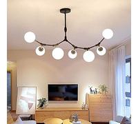 Chandelier Ceiling Light Fixture, 6 Adjustable Arms, Mid Century Design for Kitchen, Dining Room, Living Room, Modern Pendant Lighting