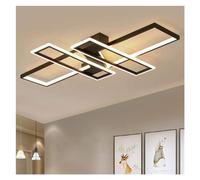 Chandelier Ceiling Light LED Large Living Room Dimmable Ceiling Lamp Hanging Lamp Square Chic Decoration Metal Acrylic Chandelier Remote Control Indoor Bedroom Dining Table Ceiling Lighting