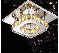 Chandelier Ceiling Light Minimalist Lighting LED Crystal Square Modern Wall Decoration Indoor Bedroom Living Dining Home Kitchen Decor Pendant Light Chandelier