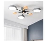 Chandelier Ceiling Lights Sputnik Chandelier Mid Century Ceiling 3 Light Fixture White Green Gray Wood Farmhouse Close to Ceiling Light Molecule round Lighting for Bedroom Dining Room Living