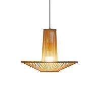 Chandelier Chandelier, Art Chandelier Natural Environmental Protect Material Home Accessories Light Fixture Retro Japanese Single Head Bedroom Ceiling Lamp