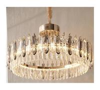 Chandelier Chandelier,Bedroom Chandelier French Lights Master Bedroom Lights Dining Room Living Room Crystal Lights(D80-D50 H40)/ Color/D50*H28Cm Chandelier/Color/D80*H32Cm