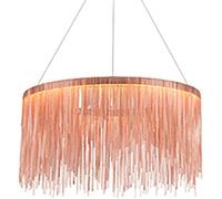 Chandelier Chandelier Ceiling Light Elegant Contemporary During Light,Adjustable Classic Indoor Ceiling Lighting Fixture for Living Room Dining Room,Golden Metal Chandelier Led-Rose Gold 100c